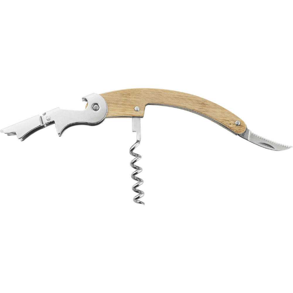 Metmaxx® Kellnermesser "Wine4you" braun