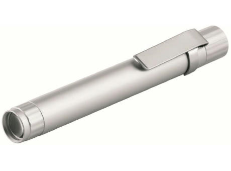 Metmaxx® LED Megabeam Lampe "TechPen" silber (Warm White Light)