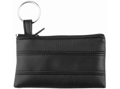 CreativDesign® Schlüsseltasche "LookPlus" schwarz/schwarz