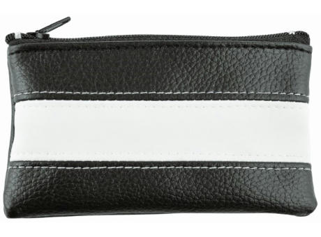 CreativDesign® Schlüsseltasche "LookPlus" schwarz/weiß