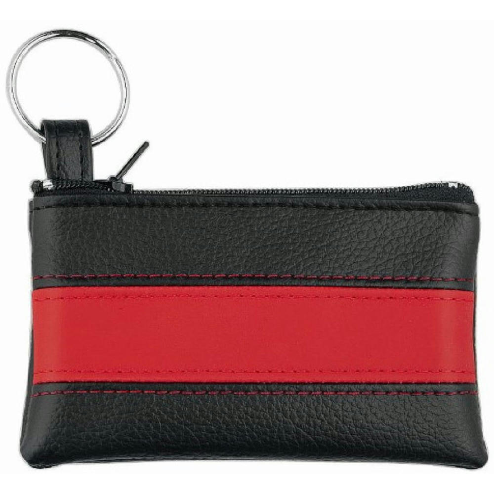 CreativDesign® Schlüsseltasche "LookPlus" schwarz/rot
