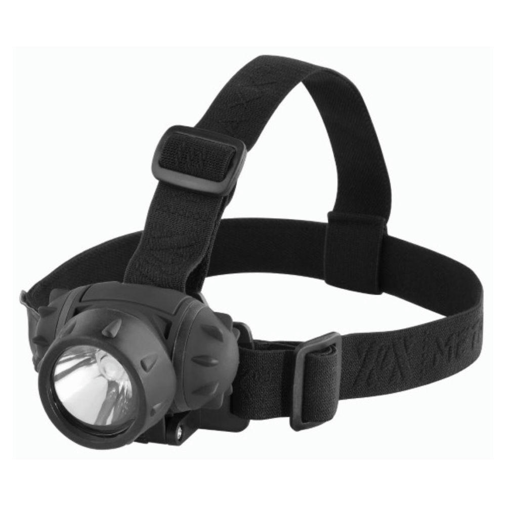 Metmaxx® LED MegaBeam Kopflampe "HeadLightSecurityEvo" schwarz