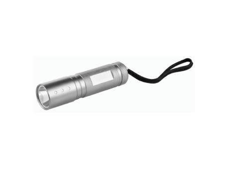 Metmaxx® LED MegaBeam Taschenlampe "Safe2GoCompact" titan