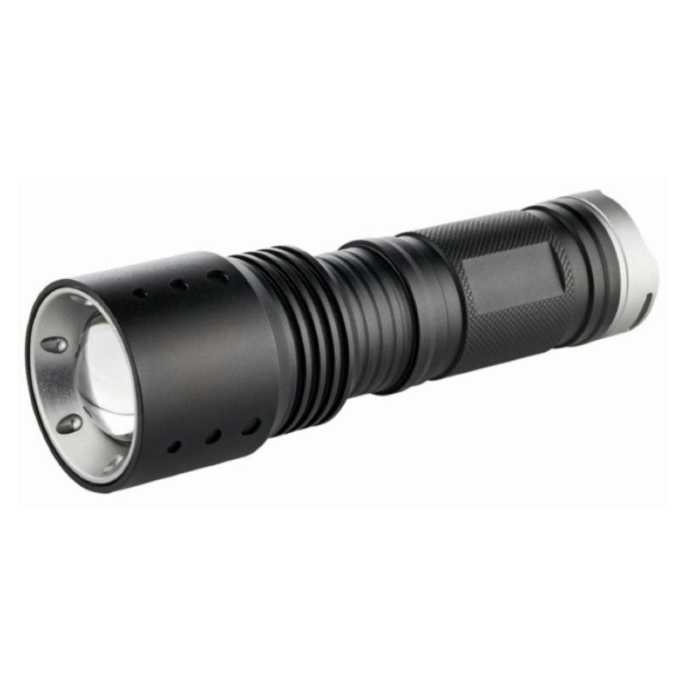 Metmaxx® LED MegaBeam Taschenlampe "PowerFocus10W" schwarz