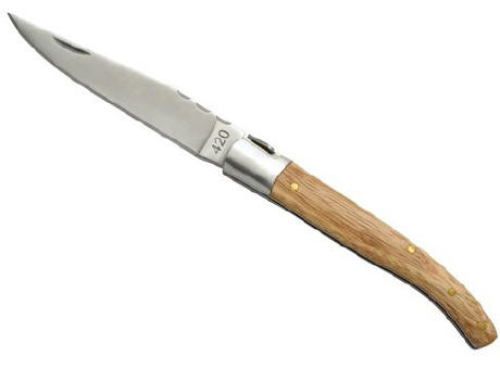 Taschenmesser 'Tradition', 11cm, Zebranoholz (etui)