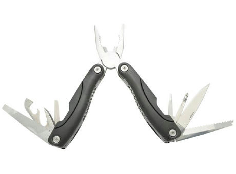 Multitool 'Locker', 12 Funktionen, Aluminium