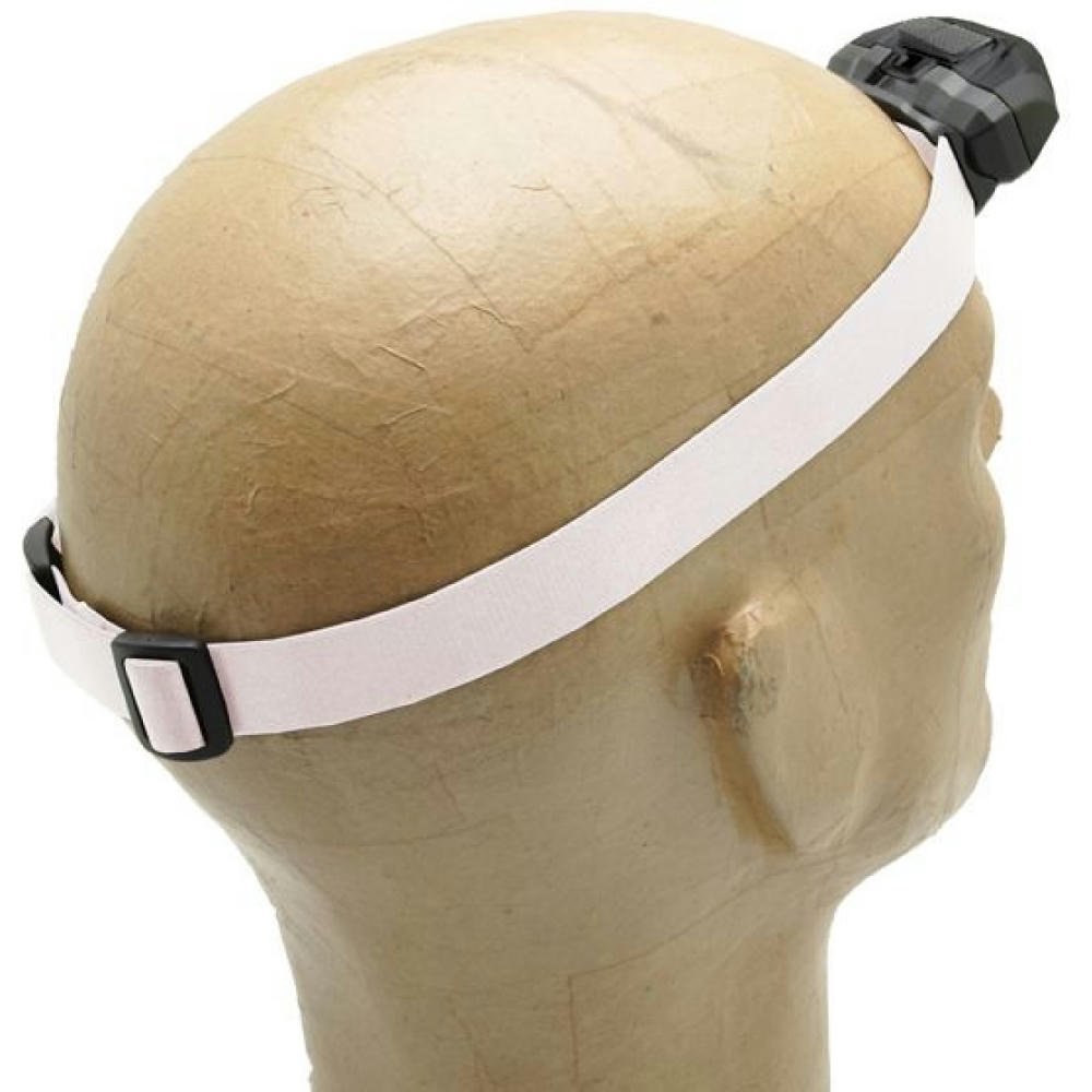 Elastisches Band 2,5cm für Stirnlampe 3W 'Sirius', weiß