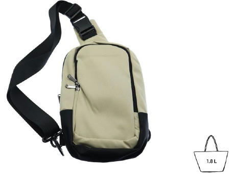 Umhängetasche 'Almeria', Polycotton beige