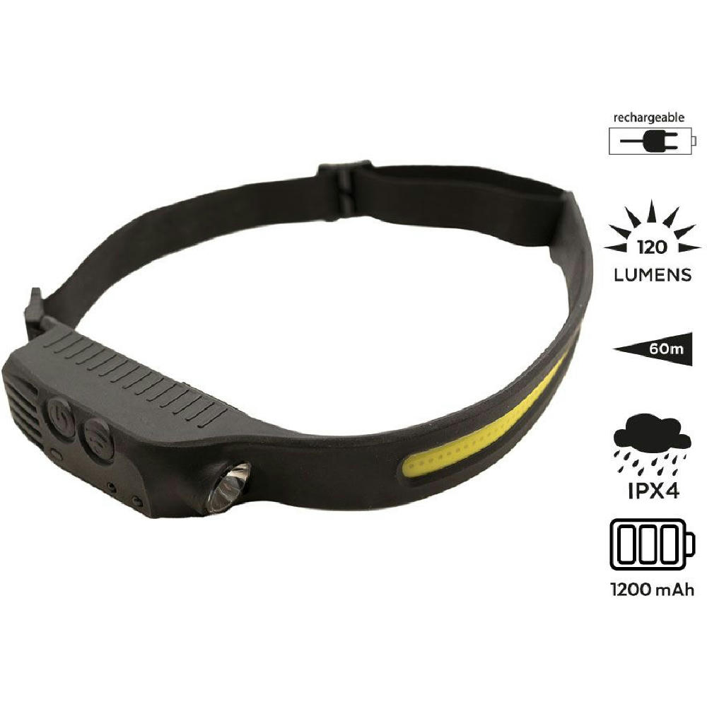 Wiederaufladbare Stirnlampe 3W 'Maïa'