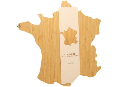 Schneidebrett 'Cocorico' aus Bambus