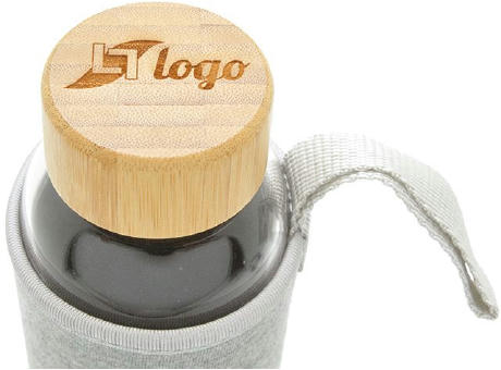 Glasflasche 'Reisui', 500 ml, Neoprenhülle