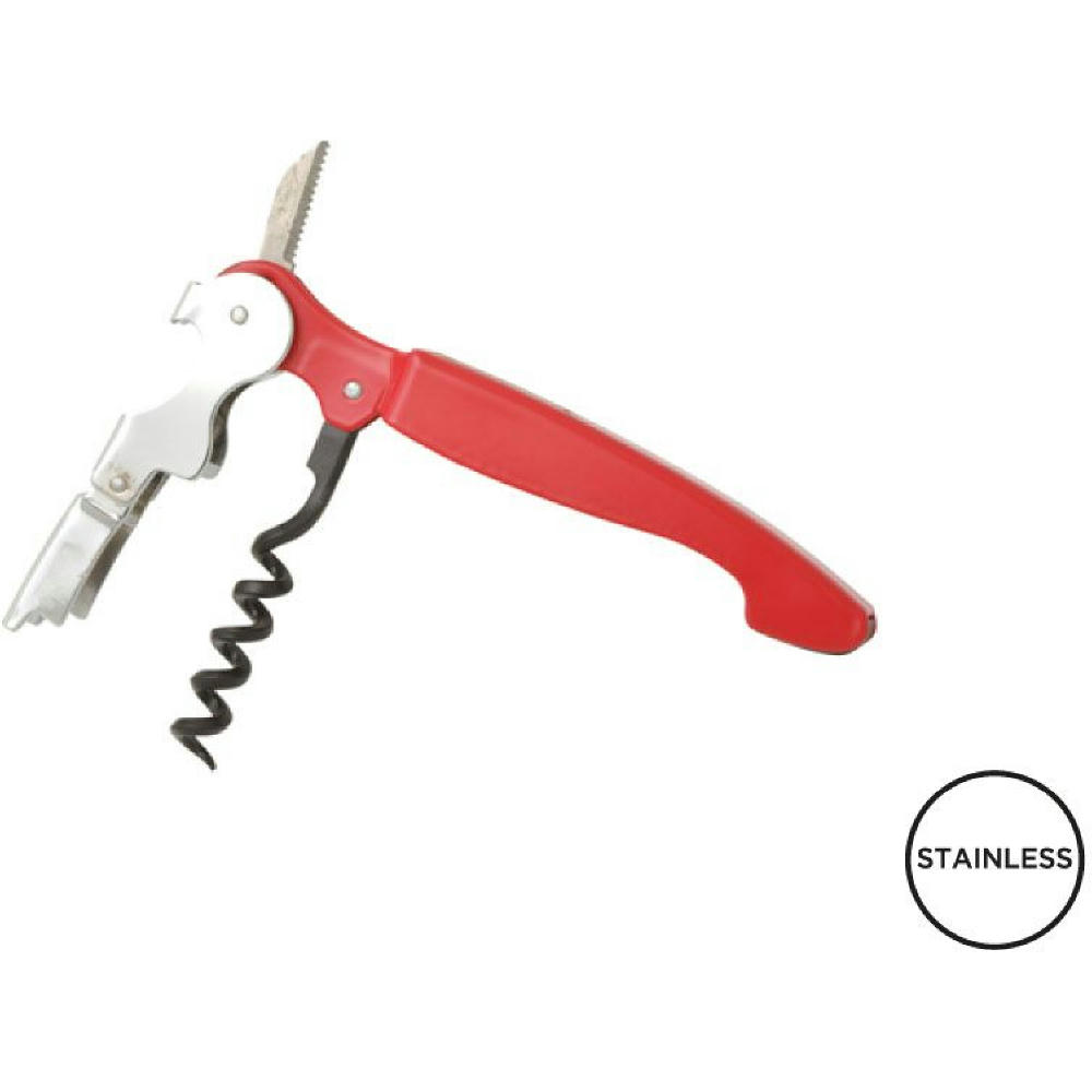 Kellnermesser 'Allegro Color', Doppelhebel, rot