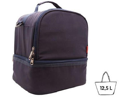 Isotherme Bento-Lunchbag 'Uji', Polycotton Mitternachtsblau