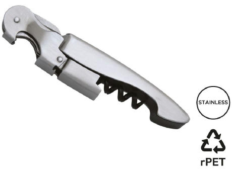 Kellnermesser 'Allegro', Doppelhebel, Edelstahl