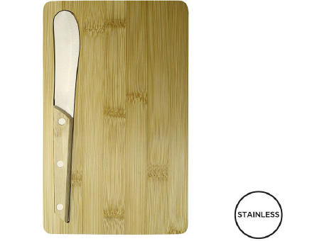 Frühstücks-Brettchen 'Takeita' mit Buttermesser 'Alta'