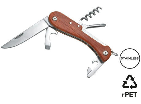 Multifunktionsmesser 'Barrow', Padoukholz