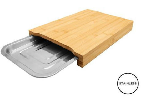 Schneidebrett aus Bambus mit Schale 'Lagos'