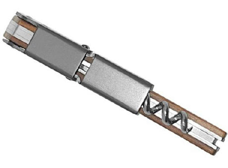 Kellnermesser 'Stavanger', Doppelhebel, Olivenholz