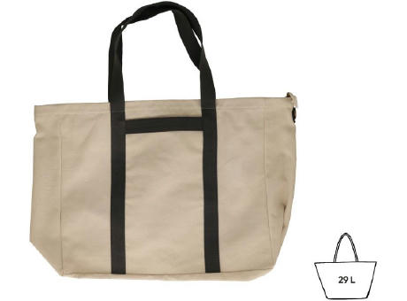 Umhängetasche 'Oslo', natur (L)