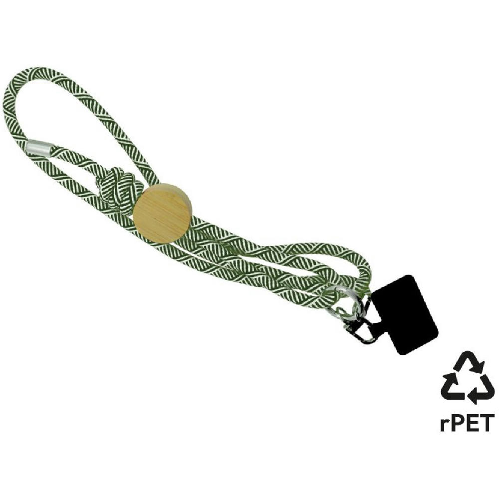 Smartphone-Lanyard 'Madrid', kaki RPET