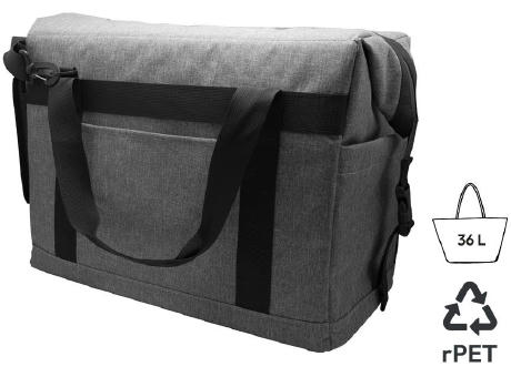 XL Isoliertasche 'Sakai', meliertes Grau RPET