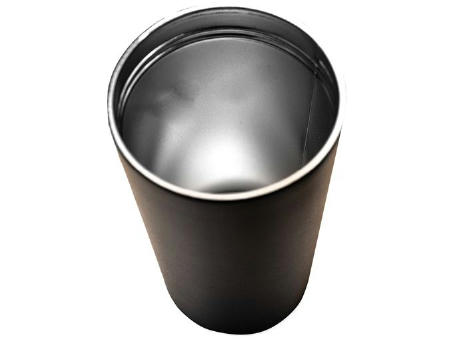 Doppelwandige und teilbare Flasche 'Shima', Bambusdeckel, 600 ml