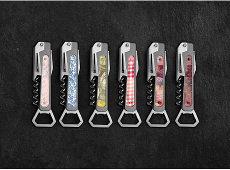 Kombiflaschenöffner ‘Hexagone’, clear