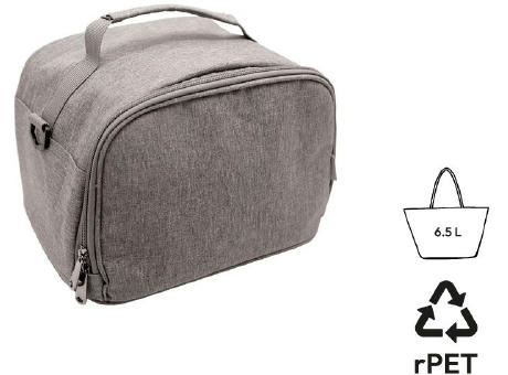 Isothermer lunch bag 'Nara', aus RPET, grau meliert