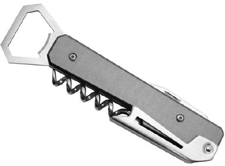 Kombiflaschenöffner ‘Hexagone’, clear