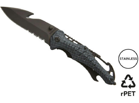 Rettungsmesser 'Emergency', Kohlefaseroptik