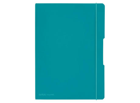 herlitz my.book flex DIN A4 PP Kunststoff 2 x 40 Caribbean Turquoise