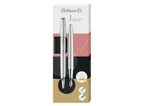 Pelikan Schreib-Set Jazz® Noble Elegance P36/K36 Silber