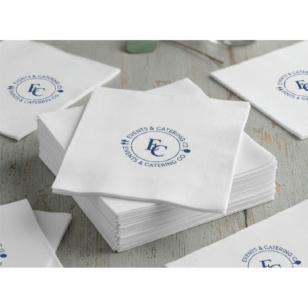 Tissue-Servietten 3-lagig mit Logodruck