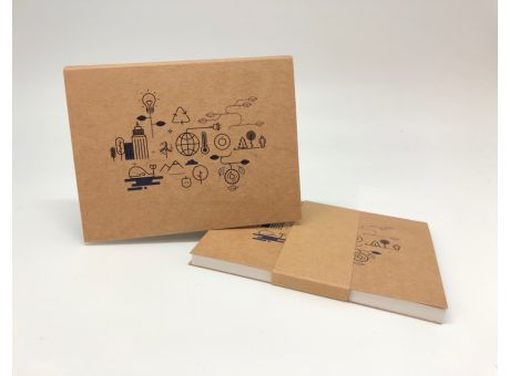 Kartoncover mit Haftnotizen 100*x75 mm - REC