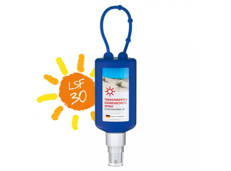 50 ml Bumper blau - Sonnenschutzspray transp. LSF 30 - Body Label