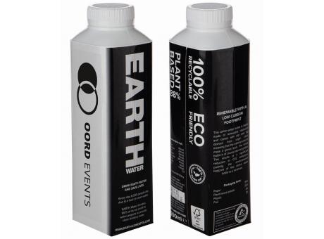 Wasserflaschen aus Karton !! 100% recycelten R-PET - EARTH Water 