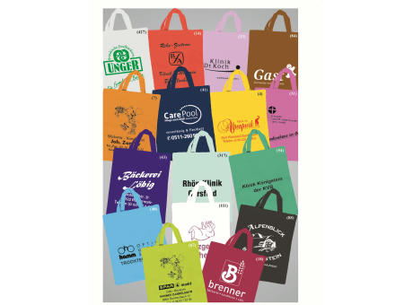 Tasche kurze Henkel 38 x 42 cm inkl. Druck