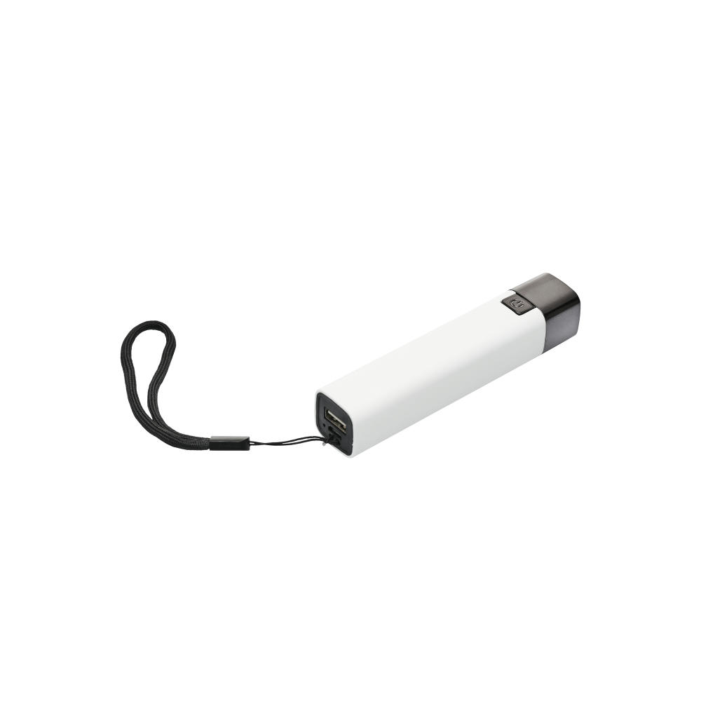 TASCHENLAMPE MIT POWERBANK