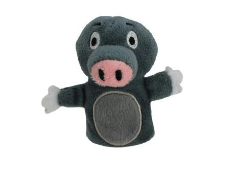rPET PLÜSCH FINGERPUPPE MAULWURF