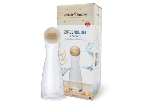ZIRBENKUGEL & KARAFFE Set