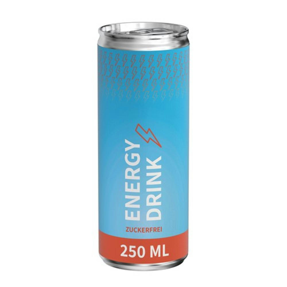 250 ml Energy Drink zuckerfrei - Eco Label (außerh. Deutschlands)