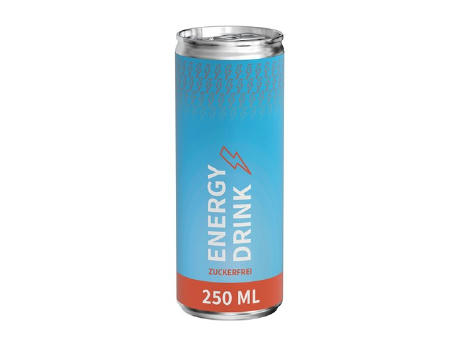 250 ml Energy Drink zuckerfrei - Eco Label (außerh. Deutschlands)