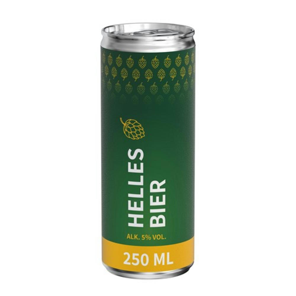 250 ml Bier - Eco Label (außerh. Deutschlands)