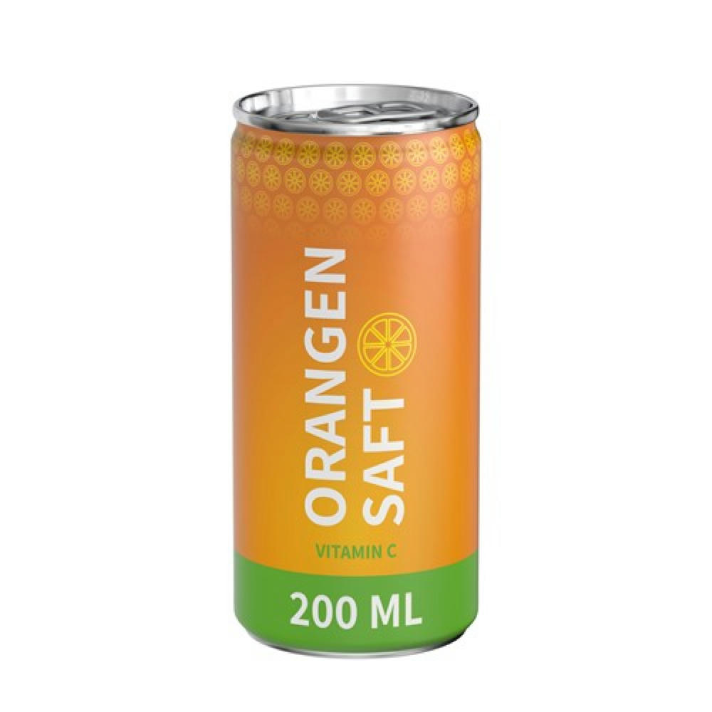 200 ml Orangensaft (Dose) - Fullbody