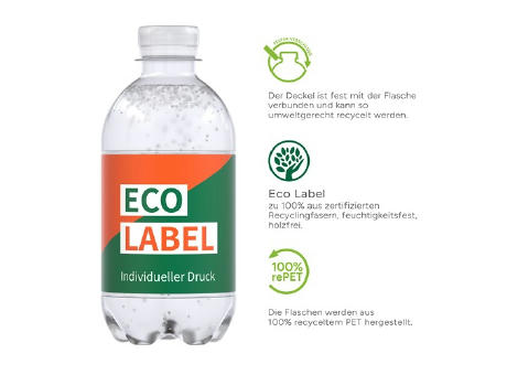 330 ml Wasser spritzig - Eco Label (außerh. Deutschlands)