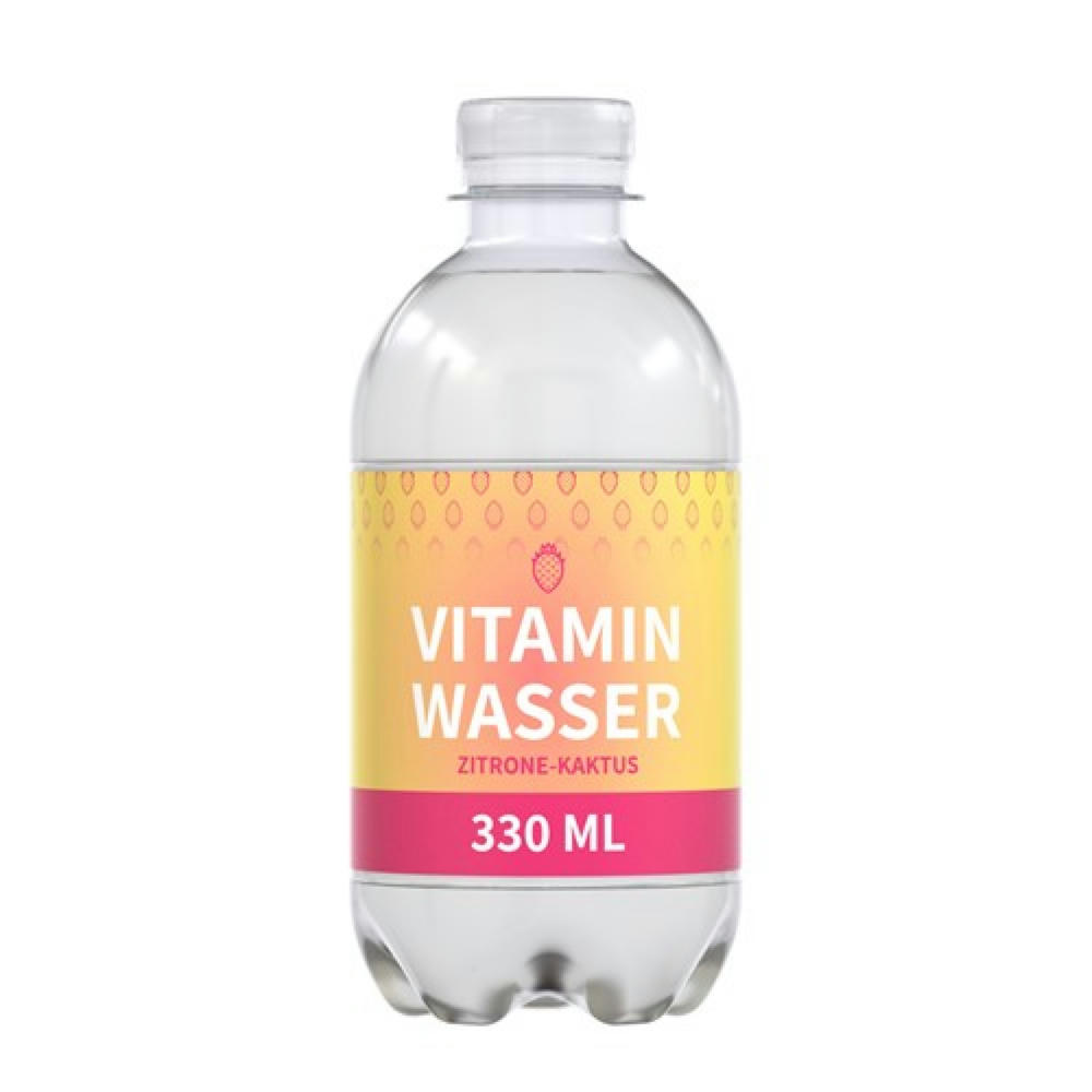 330 ml Vitaminwasser "Zitrone-Kaktus" - Eco Label (außerh. Deutschlands)