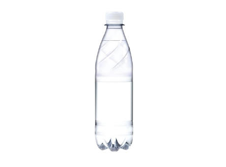 500 ml Tafelwasser, sanft prickelnd (Flasche Budget) - Papieretikett