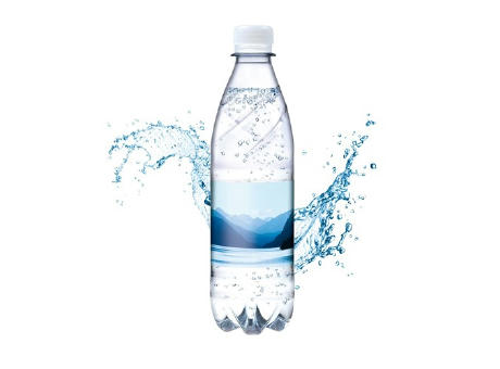 500 ml Tafelwasser spritzig (Flasche Budget) - Papieretikett (außerh. Deutschlands)