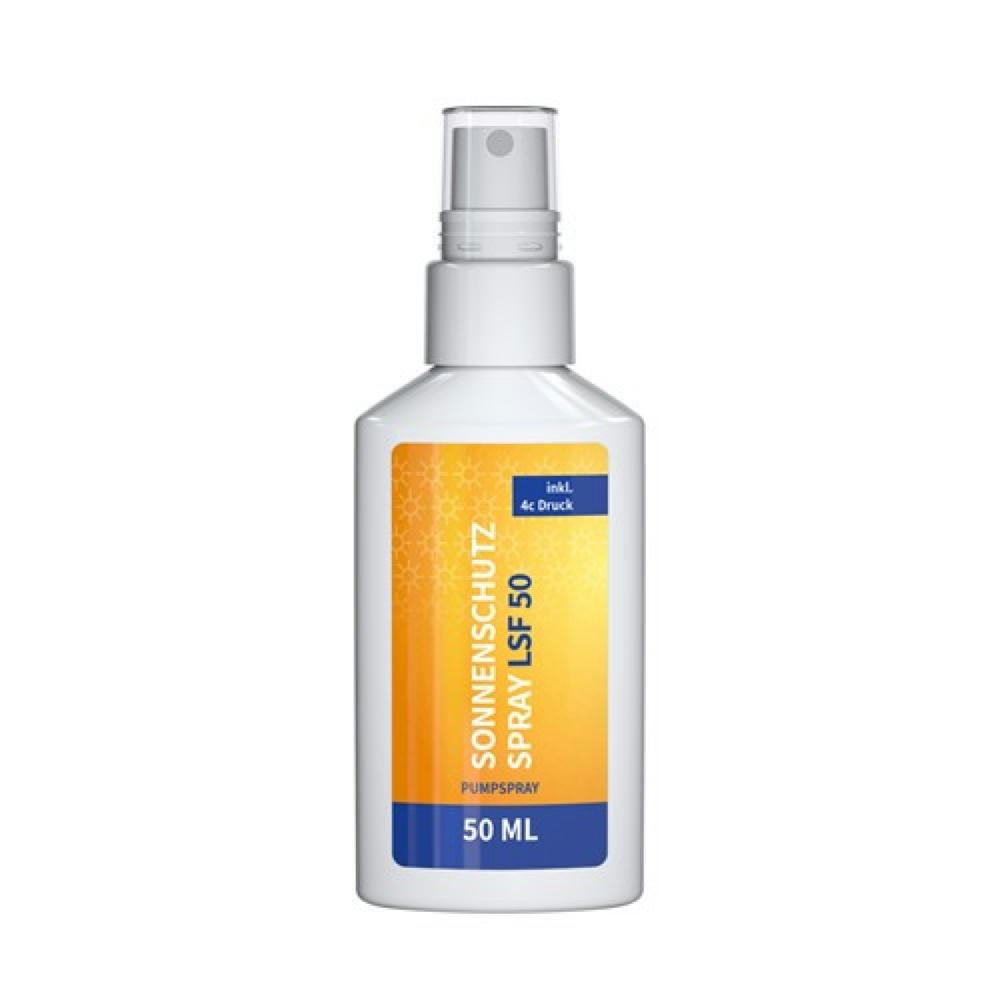 50 ml Spray - Sonnenschutzspray LSF 50 - Body Label