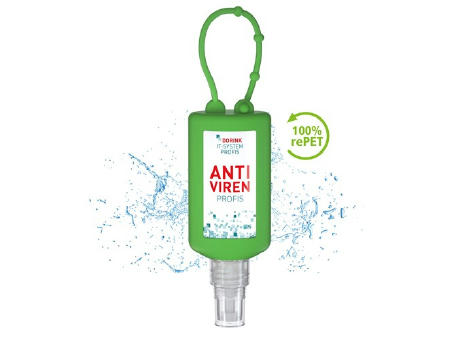 50 ml Bumper grün - Hände-Desinfektionsspray (DIN EN 1500) - Body Label